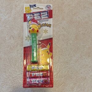 Pokémon Pikachu Holiday PEZ Candy Dispenser - Green